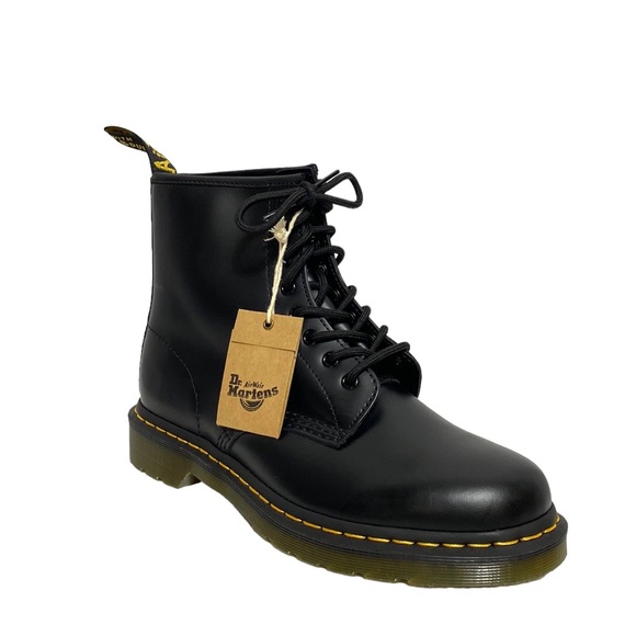 Dr. Martens Shoes - Dr Martens 1460 Black Smooth Leather Classic Combat Boots